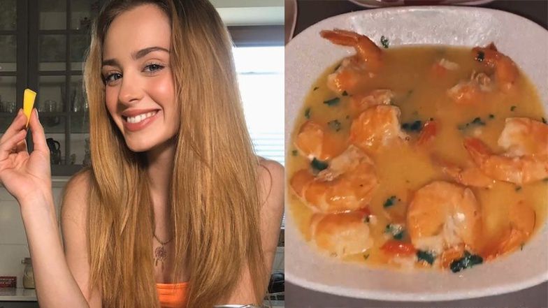 Wiktoria Gąsiewska chwali popisy kulinarne Adama Zdrójkowskiego