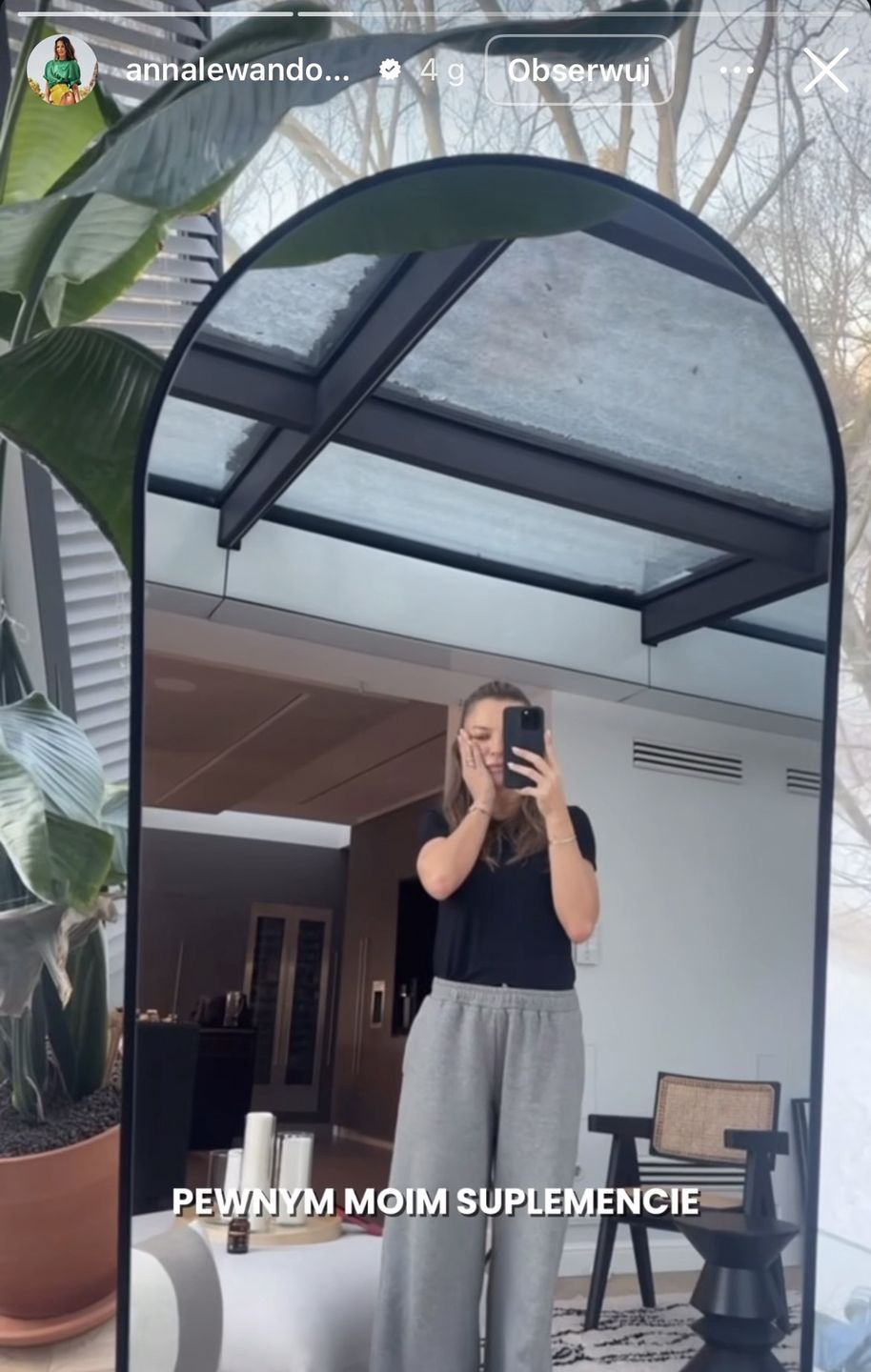 Anna Lewandowska pokazała fragment apartamentu