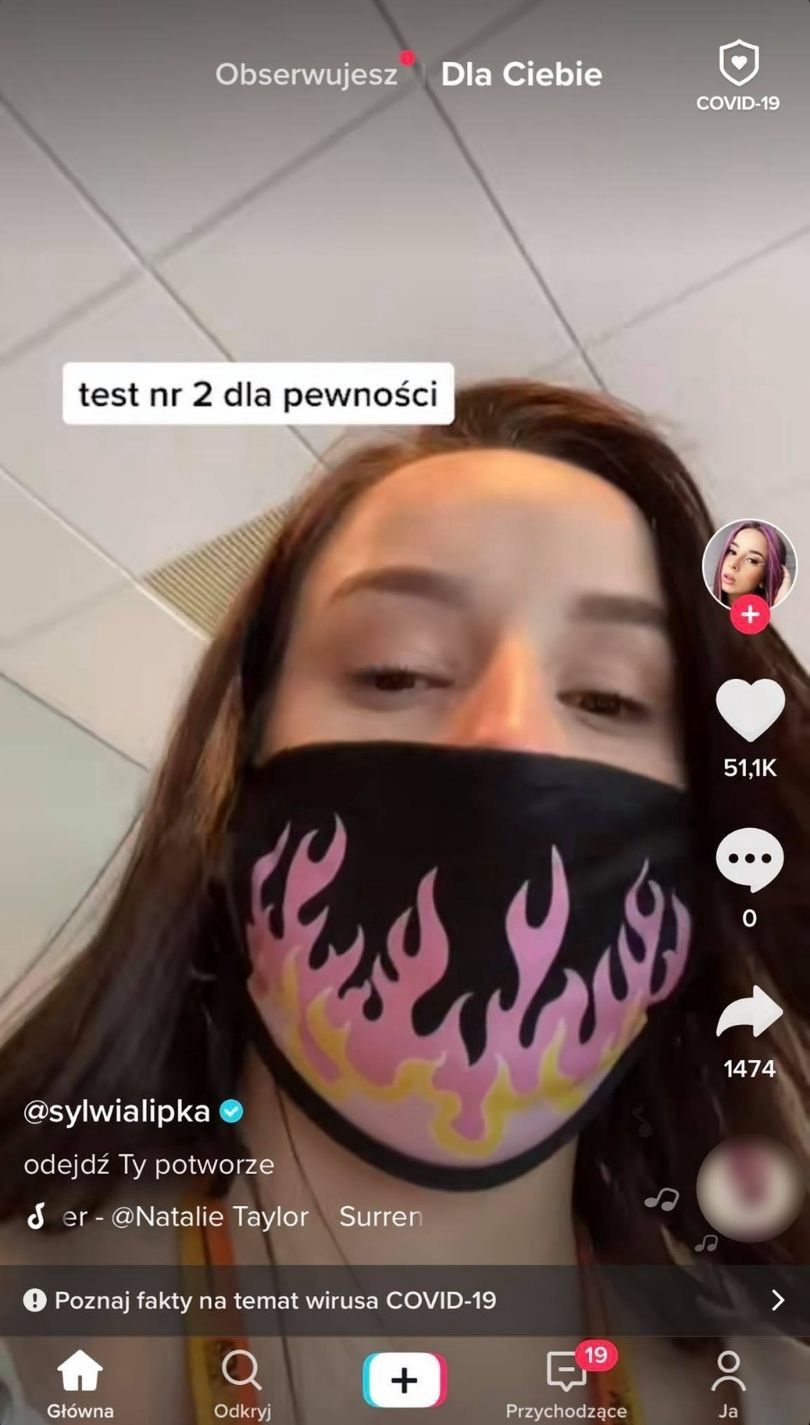 Sylwia Lipka ma koronawirusa!