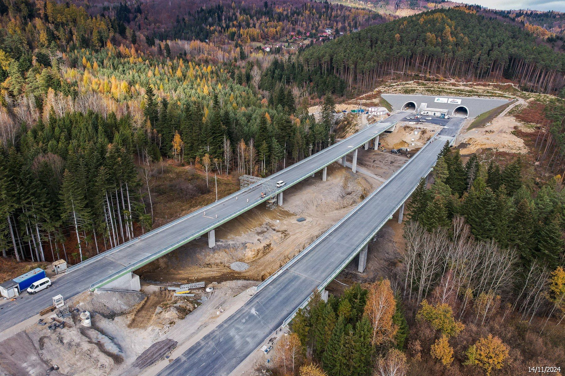 Budowa S1 Przybędza - Milówka