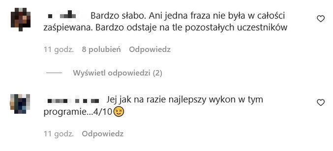 Karolina Pisarek w "Twoja Twarz Brzmi Znajomo"