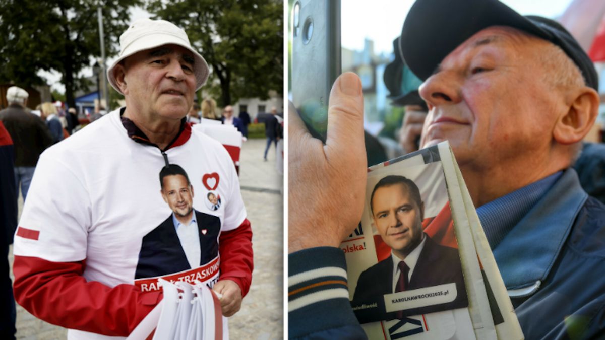 Finał kampanii prezydenckiej. Zwolennicy Rafała Trzaaskowskiego 