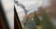 Wojna na Ukrainie: Dziennikarz opublikował nagrania pokazujące zestrzelenie śmigłowców