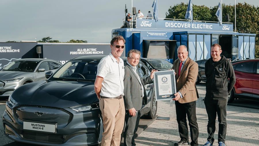 Napęd elektrycznego mustanga okazał się wyjątkowo wydajny.