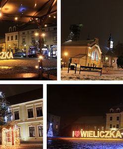 Wieliczka stroi się na święta – dekoracje świąteczne przyciągają uwagę