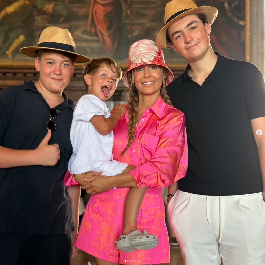 Małgorzata Rozenek z synem