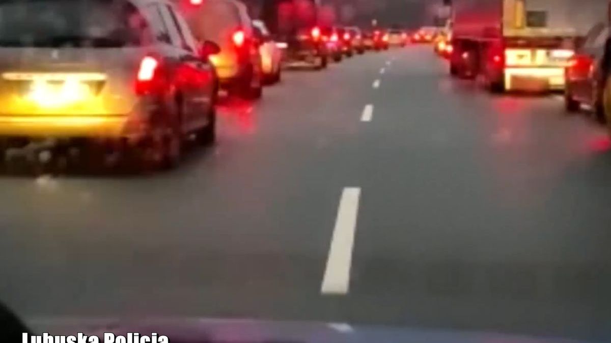 Wzorowy "korytarz życia" na lubuskim odcinku S3