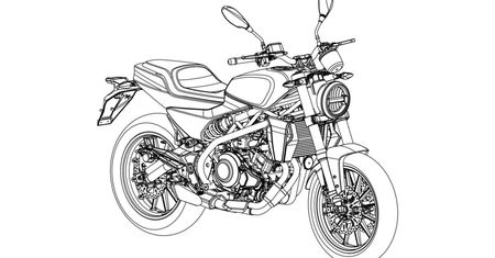 Szkice pokazują jak będzie wyglądał Harley-Davidson 338R