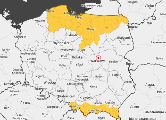 Na sobotę IMGW wydało ostrzeżenia przed oblodzeniem