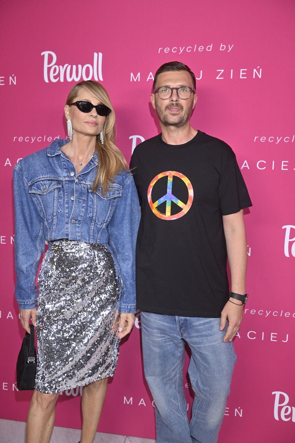 Aneta Kręglicka na pokazie Macieja Zienia