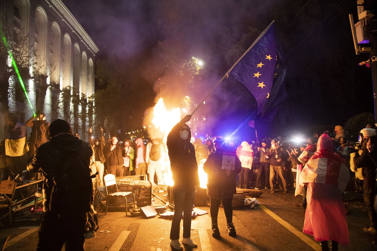 Clashes in Tbilisi: 44 injured as protests escalate