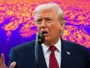 "Nie zauważył tego". Trump wyciąga ręce po Grenlandię