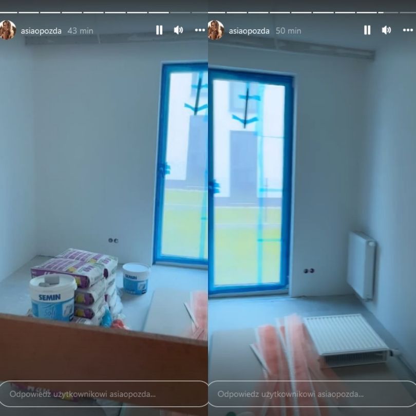 Joanna Opozda pozdrawia z nowego mieszkania