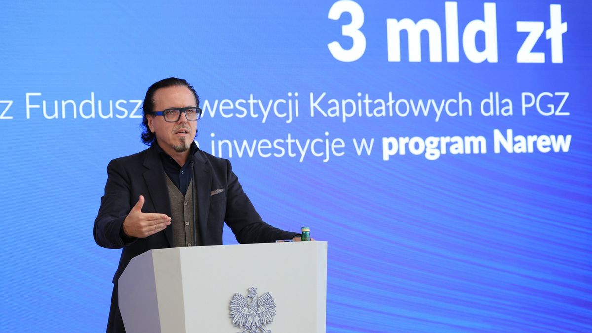  Minister aktywów państwowych Wojciech Balczun