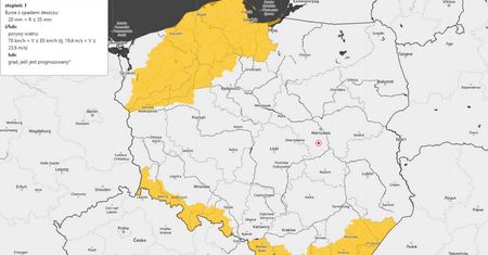 IMGW wydało ostrzeżenia. Pojawią się na północy i południu kraju