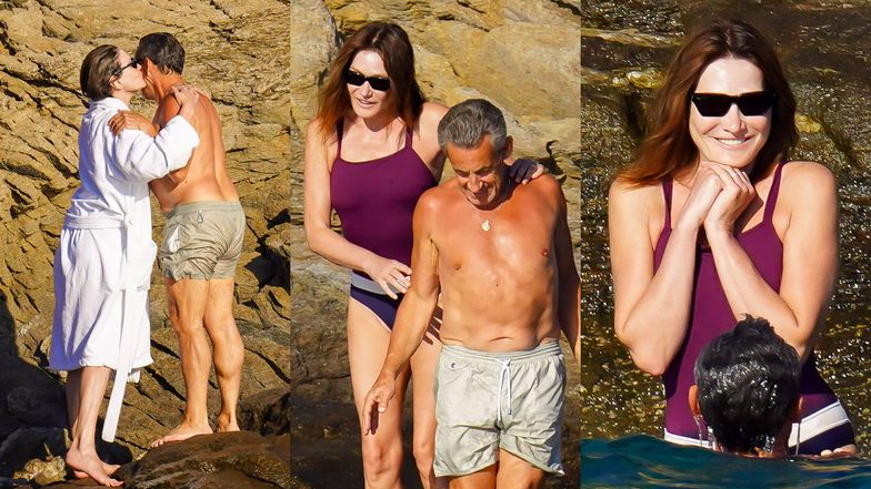 Nicolas Sarkozy i Carla Bruni odpoczywają na południu Francji