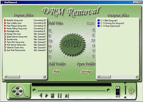 Drm-Removal 3.74 - konwerter plików z DRM