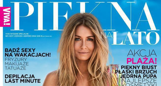 Małgorzata Rozenek-Majdan ma okładce "Viva! Piękna na lato"