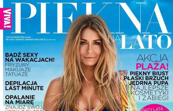 Małgorzata Rozenek-Majdan ma okładce "Viva! Piękna na lato"