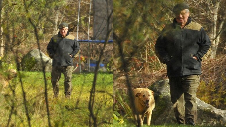 Komorowscy doglądają działki