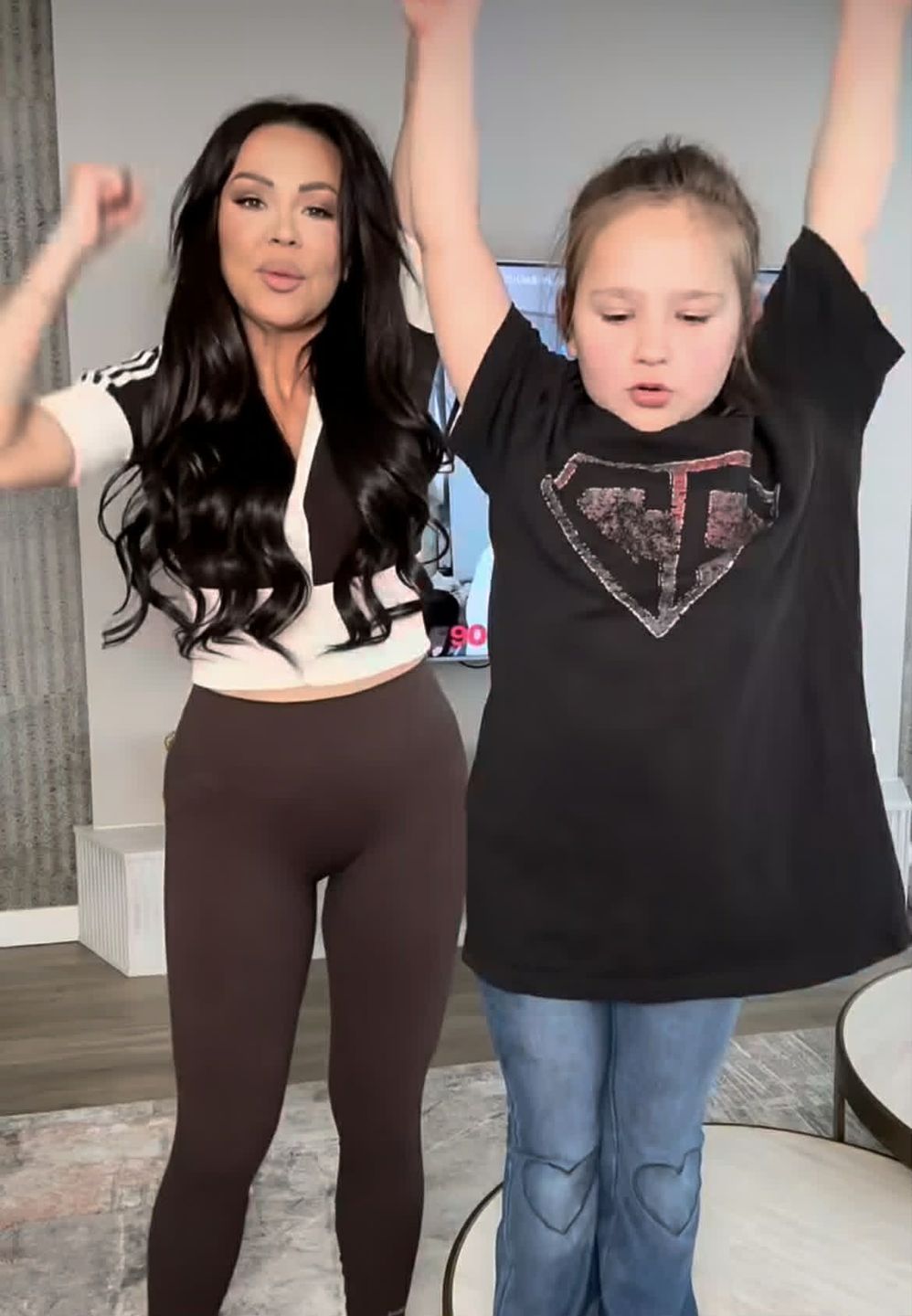 Sylwia Bomba z córką