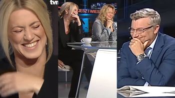 Dziennikarka TVN24 dostała ATAKU ŚMIECHU na antenie. Pozostali współprowadzący też nie mogli się opanować (WIDEO)
