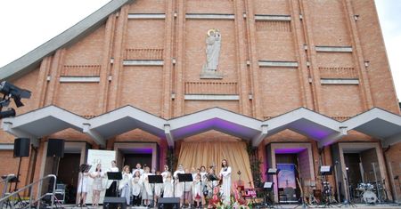Koncert muzyki chrześcijańskiej na Zazamczu. Tak wyglądał wieczór przed sanktuarium