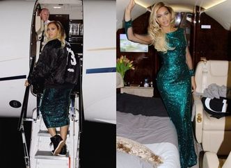 Beyonce w prywatnym samolocie!