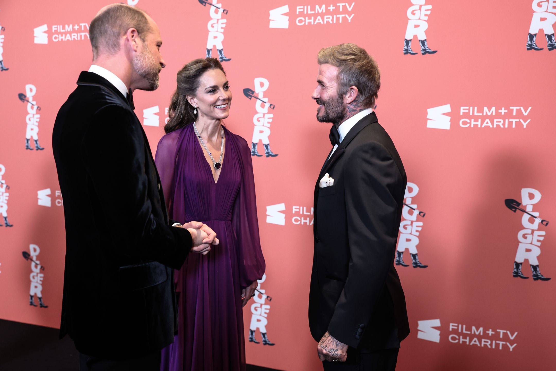 Księżna Kate i książę William, David Beckham