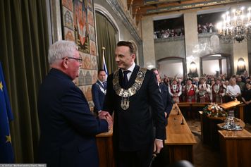 Łukasz Gibała oficjalnie prezydentem Krakowa. Złożył ślubowanie