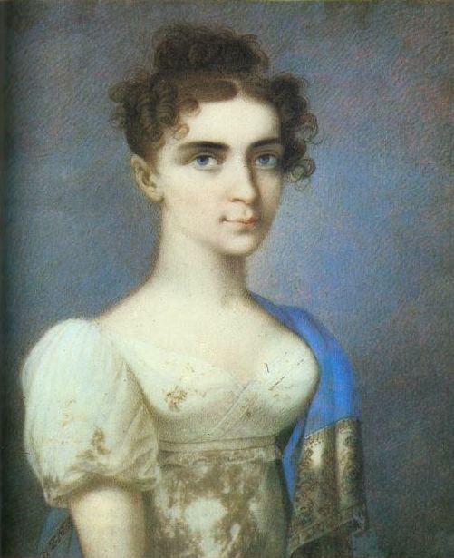 Maryla Wereszczakówna na portrecie z ok. 1819 roku