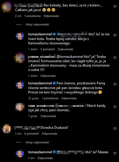 Tomasz Kammel porównany do Jarosława Kaczyńskiego. Tak zareagował