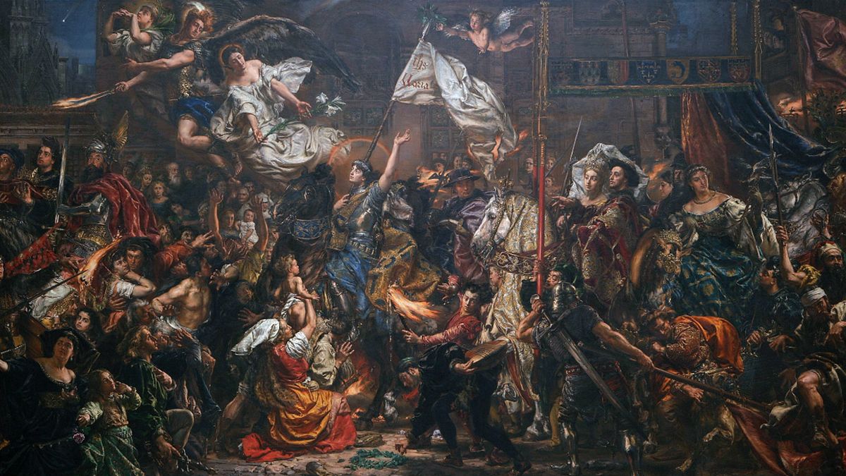 Największym dziełem Jana Matejki jest "Dziewica Orleańska"  