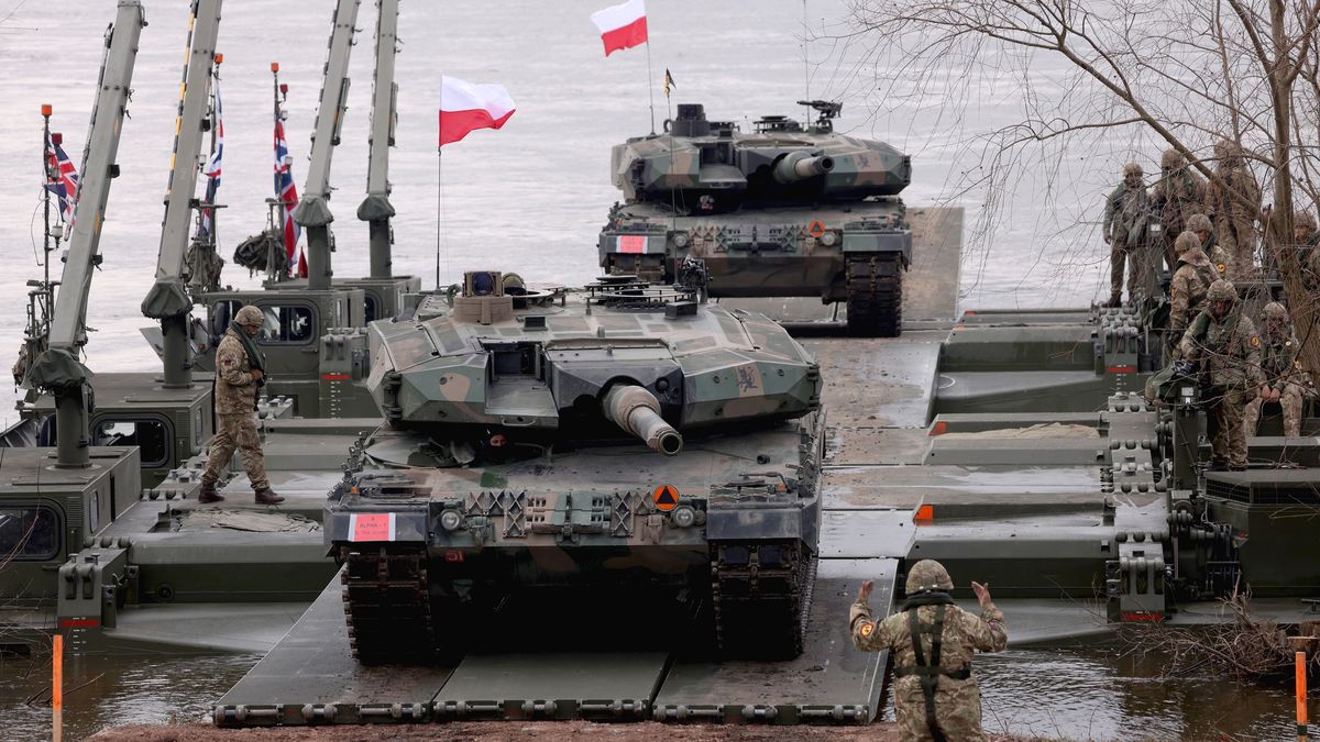 Na zdjęciu manewry NATO Dragon 24, Gniew, marzec 2024 roku