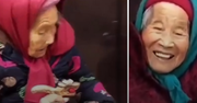 Wzruszające nagranie. 107-letnia mama daje cukierka 84-letniej córce