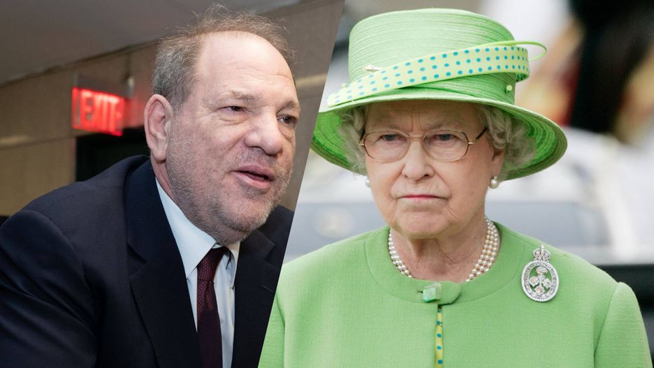 Królowa Elżbieta II odebrała Harveyowi Weinsteinowi brytyjskie odznaczenie