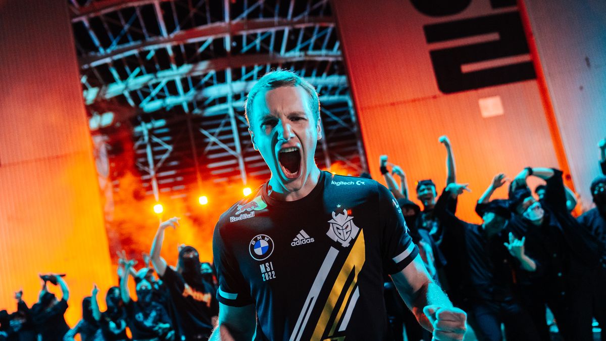BUSAN, SOUTH KOREA - MAY 25: Marcin "Jankos" Jankowski of G2 Esports poses at the League of Legends - Mid-Season Invitational Knockouts Features Day on May 25, 2022 in Busan, South Korea. (Photo by Lee Aiksoon/Riot Games via Getty Images)