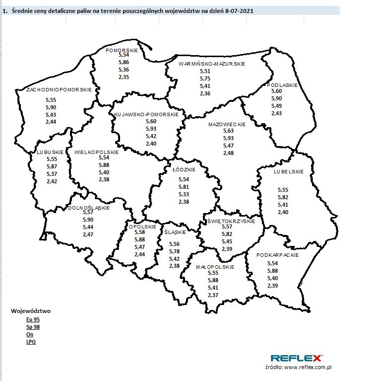 ceny paliw na stacjach 