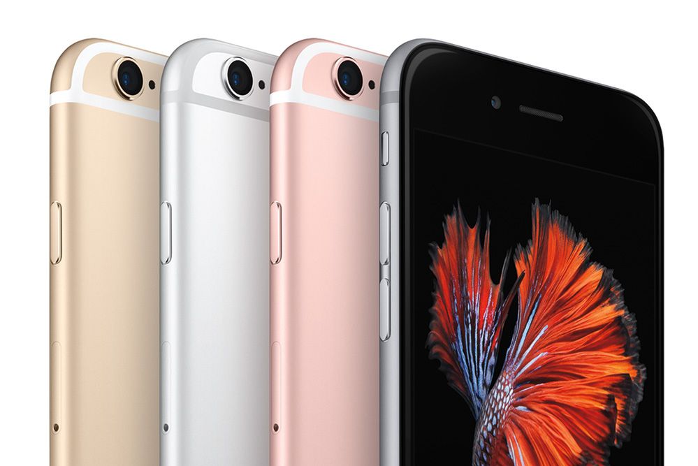 Apple iPhone 6s we wszystkich dostępnych kolorach.