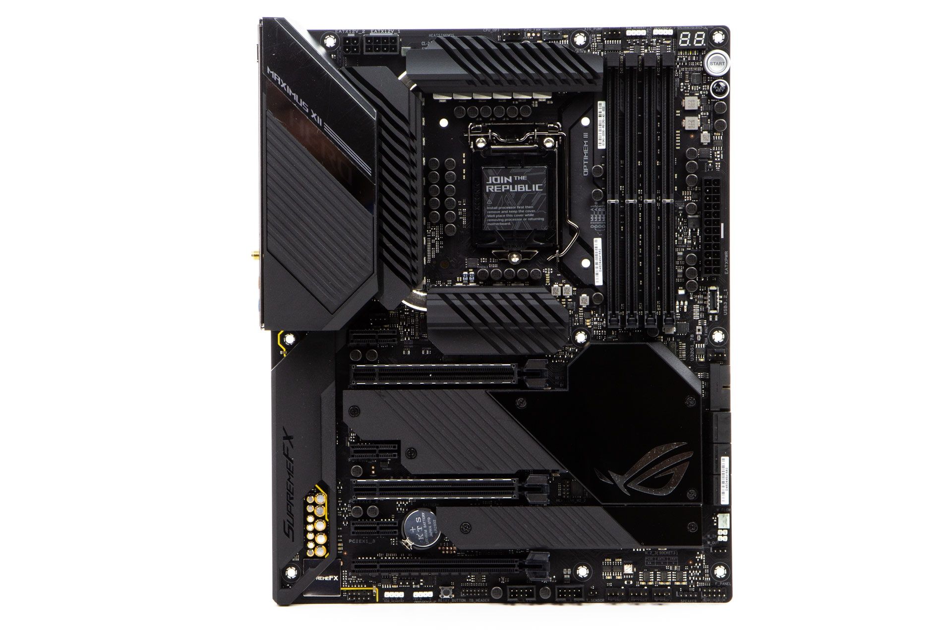 ASUS ROG Maximus XII HERO (Wi-Fi) - od przodu