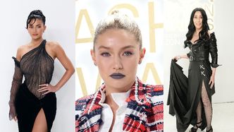 Gwiazdy brylują na modowej gali: posągowa Kylie Jenner, Gigi Hadid z kolczykiem w nosie i zakochana Cher (ZDJĘCIA)