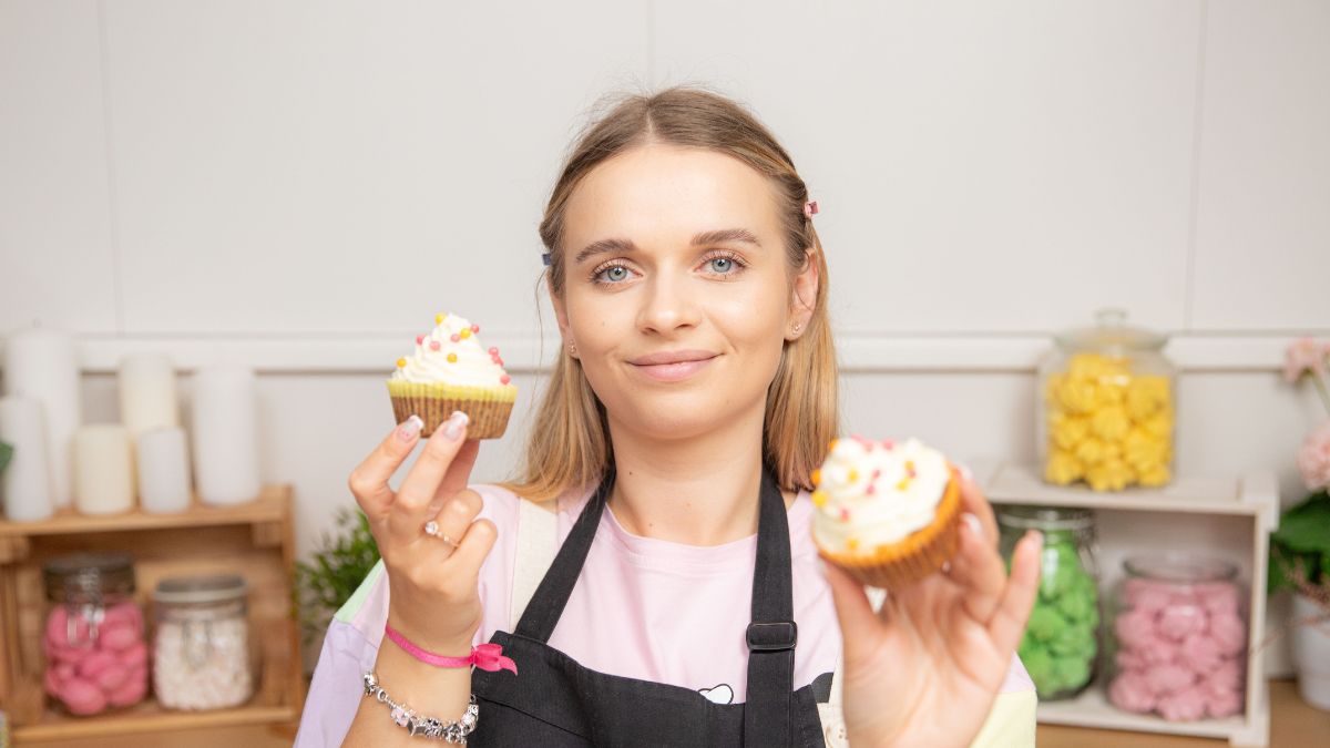 Domowej roboty babeczki z niespodzianką to mój ulubiony deser