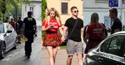 TYLKO NA PUDELKU: Marianna Schreiber z młodszym o 10 lat ukochanym wybrali się do Krakowa. Straż miejska założyła BLOKADĘ na ich auto (ZDJĘCIA)