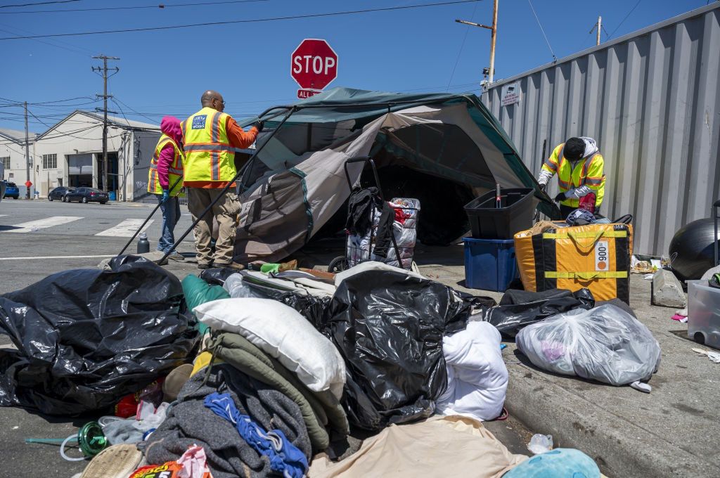 San Francisco is struggling with homelessness. It forcibly removes the homeless from the city.