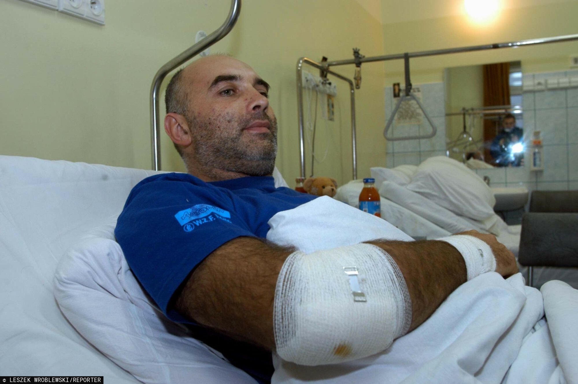 Chor Tomasz Kloc, jako pierwszy został ranny w Iraku