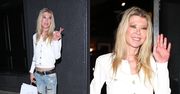 Niepokojąco szczupła Tara Reid rozdaje uśmiechy przed restauracją w Hollywood (ZDJĘCIA)