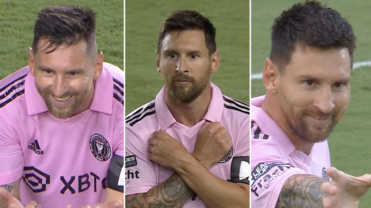 Dziwne gesty Lionela Messiego po golach w USA