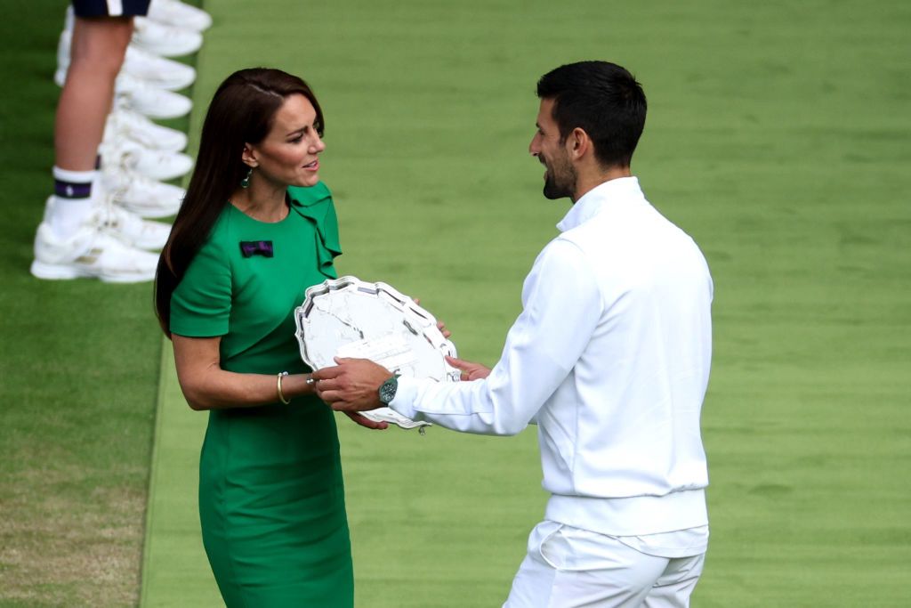 W ubiegłym roku, nagrodę z rąk księżnej odebrał Serb - Novak Djoković