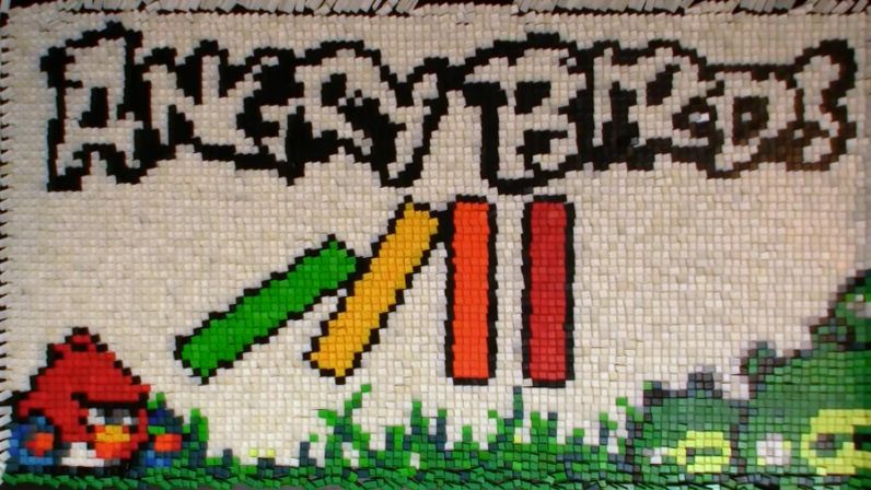 Angry Birds z klocków domino [wideo] 1