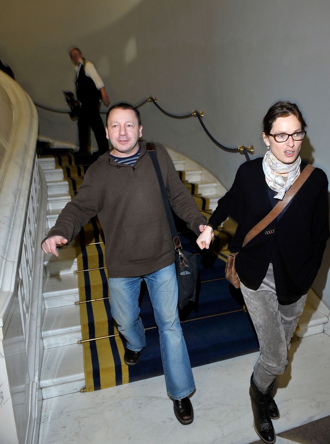 Zbigniew Zamachowski i Aleksandra Justa